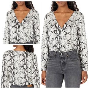 BB Dakota Women's Black Size M Blouse Bodysuit